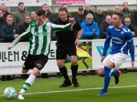 006 2016 Genemuiden SDC Putten  10-12-2016: Voetbal: SC Genemuiden v SDCP: Genemuiden / Wouter van der Molen (l) of Genemuiden, Jerry Geurtsen (r) of Putten / : Sportclub Genemuiden, SDC Putten, Wouter van der Molen, Jerry Geurtsen